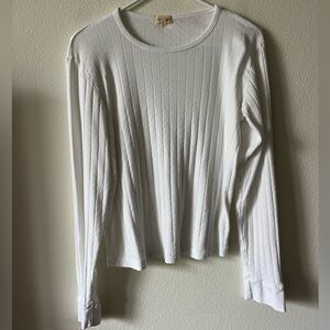 DONNI Pointelle Long Sleeve